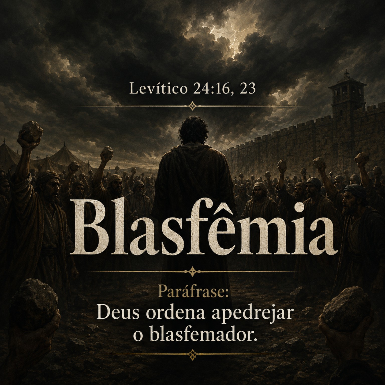 Imagem 4 de 10 da série sobre violência atribuída diretamente a Deus na Bíblia
