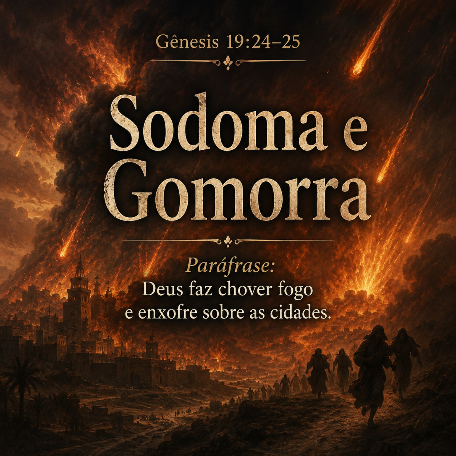 Imagem 5 de 10 da série sobre violência atribuída diretamente a Deus na Bíblia