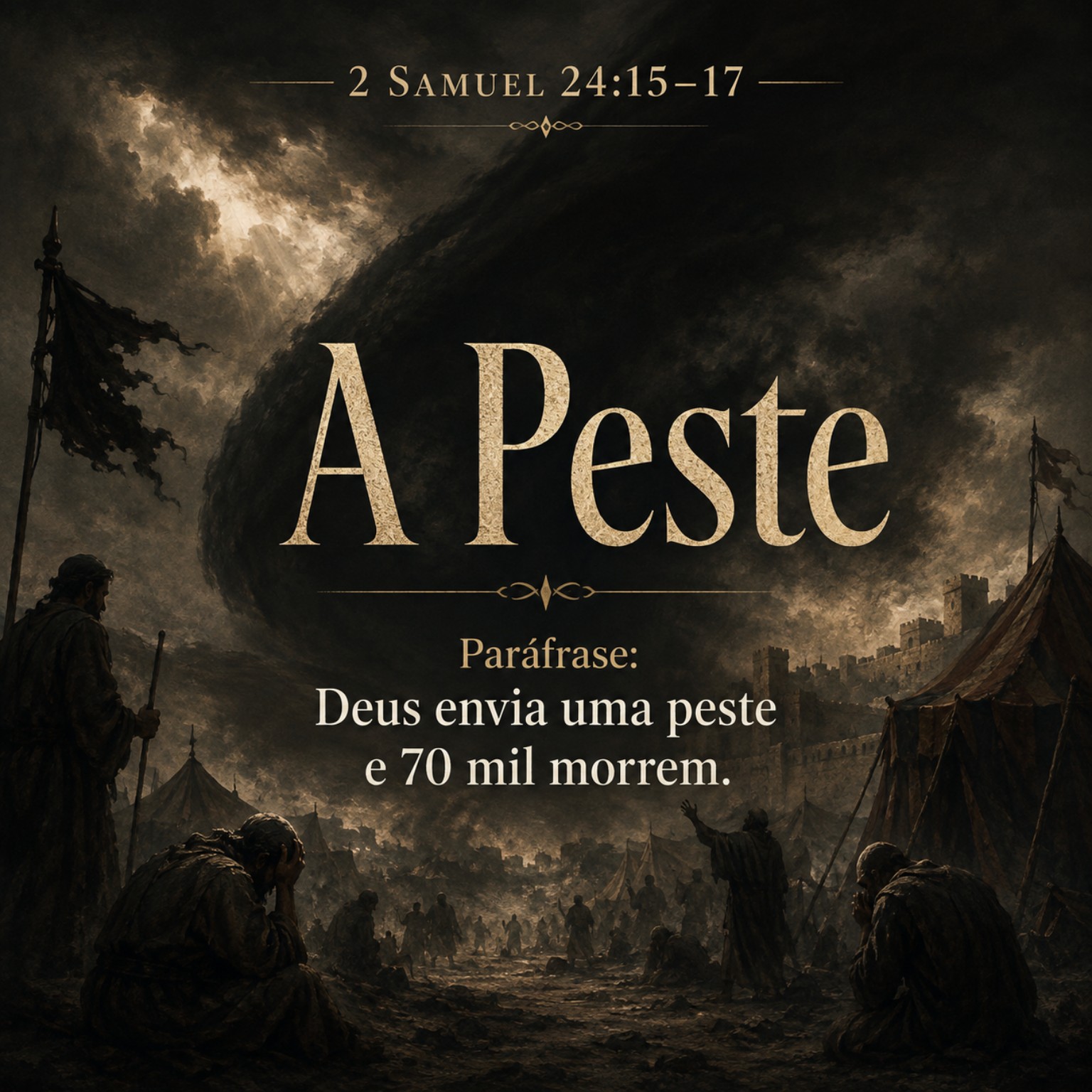 Imagem 7 de 10 da série sobre violência atribuída diretamente a Deus na Bíblia