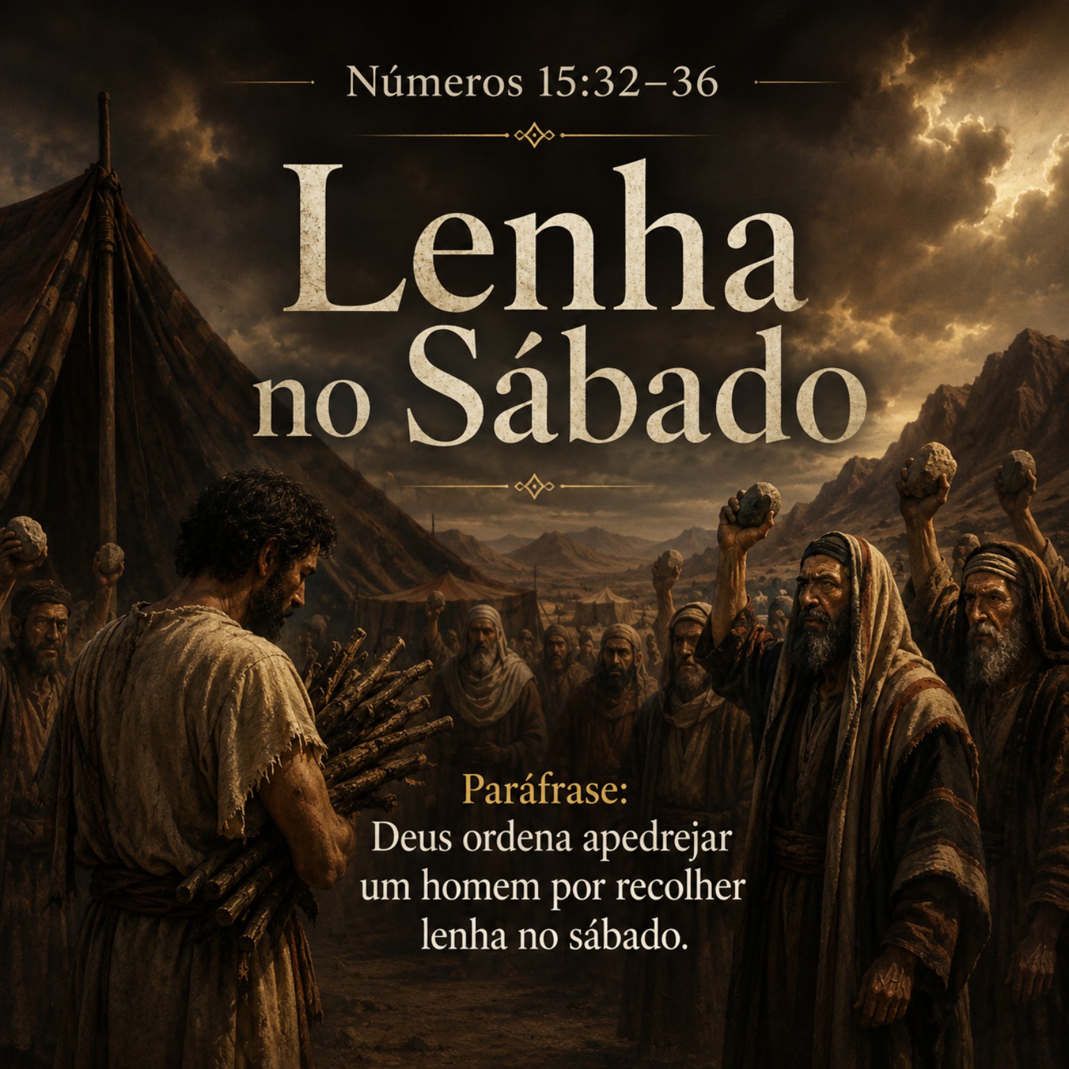 Imagem 9 de 10 da série sobre violência atribuída diretamente a Deus na Bíblia